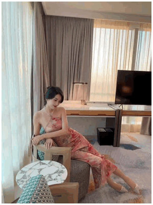 林一乐写真花絮 古风服装